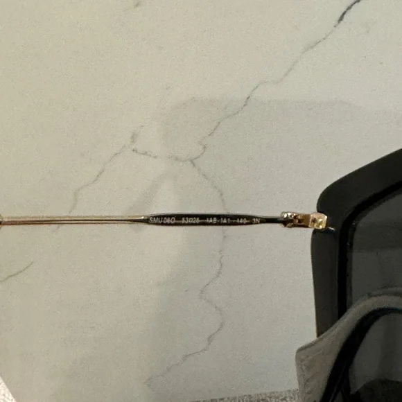 MIU MIU SMU 06O 1AB - 1A1 Sunglasses Grey SMU06O Frame - Picture 7 of 10